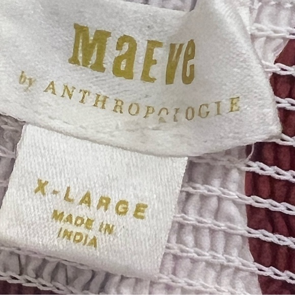 NWT Anthropologie Maeve Polka Dot Smocked Cotton Flared Mini Skirt - Picture 8 of 10